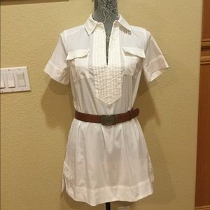 Diane von Furstenberg Crisp Tunic Top Cover Up